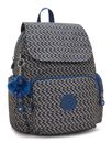 kipling Basic City Zip Backpack S Blue On Wire