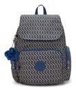 kipling Basic City Zip Backpack S Blue On Wire