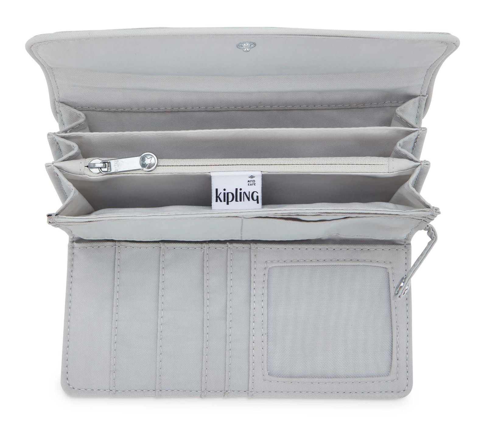 kipling Basic Money Land Wallet L Easy Grey kipling Basic Money Land Wallet L Easy Grey