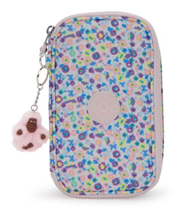 kipling Back To School 50 Pens Pencase M Digi Flower Prt