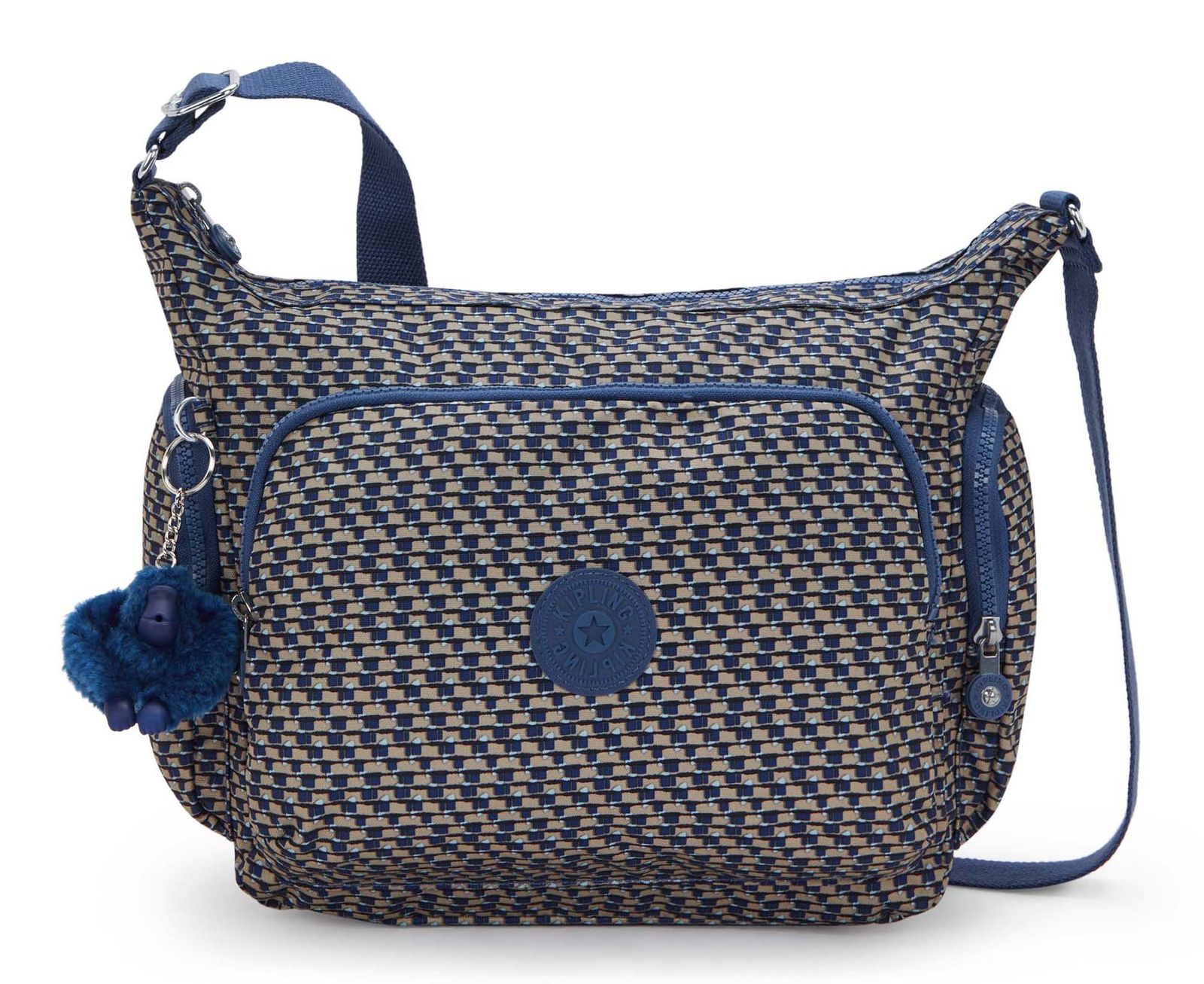 kipling Basic Gabb Crossbody Blue On Wire