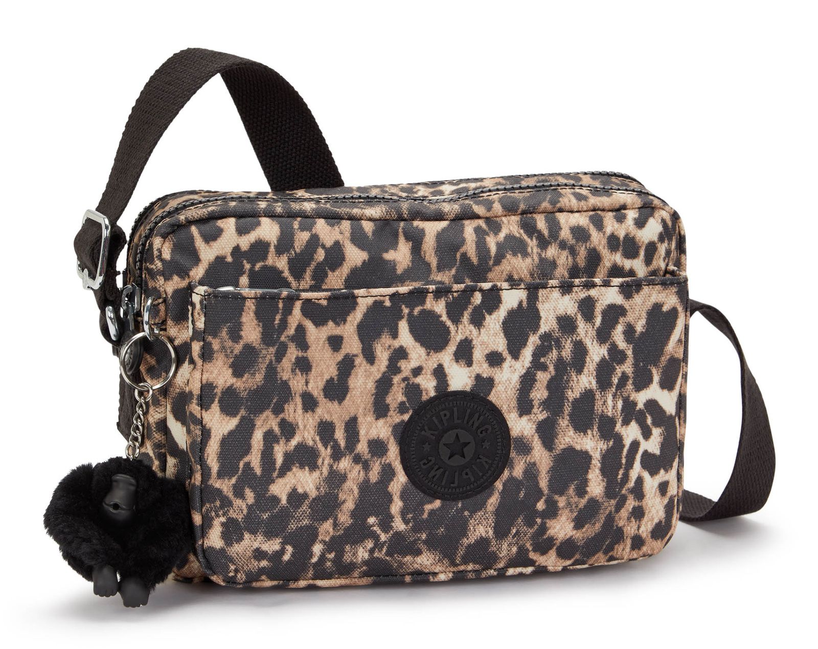 kipling Basic Print Abanu Crossbody M Wild Leopard kipling Basic Print Abanu Crossbody M Wild Leopard