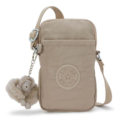 kipling Classic Tally Phone Bag Soft Taupe