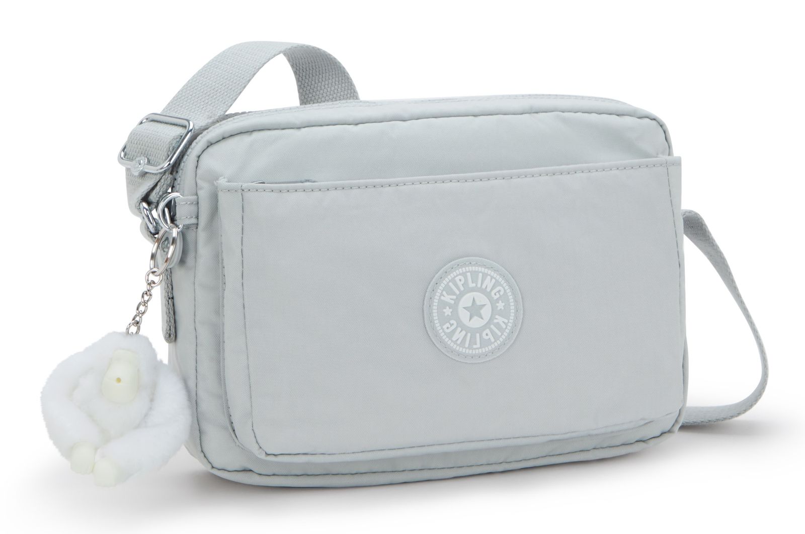 kipling Basic Abanu Crossbody Bag M Easy Grey kipling Basic Abanu Crossbody Bag M Easy Grey