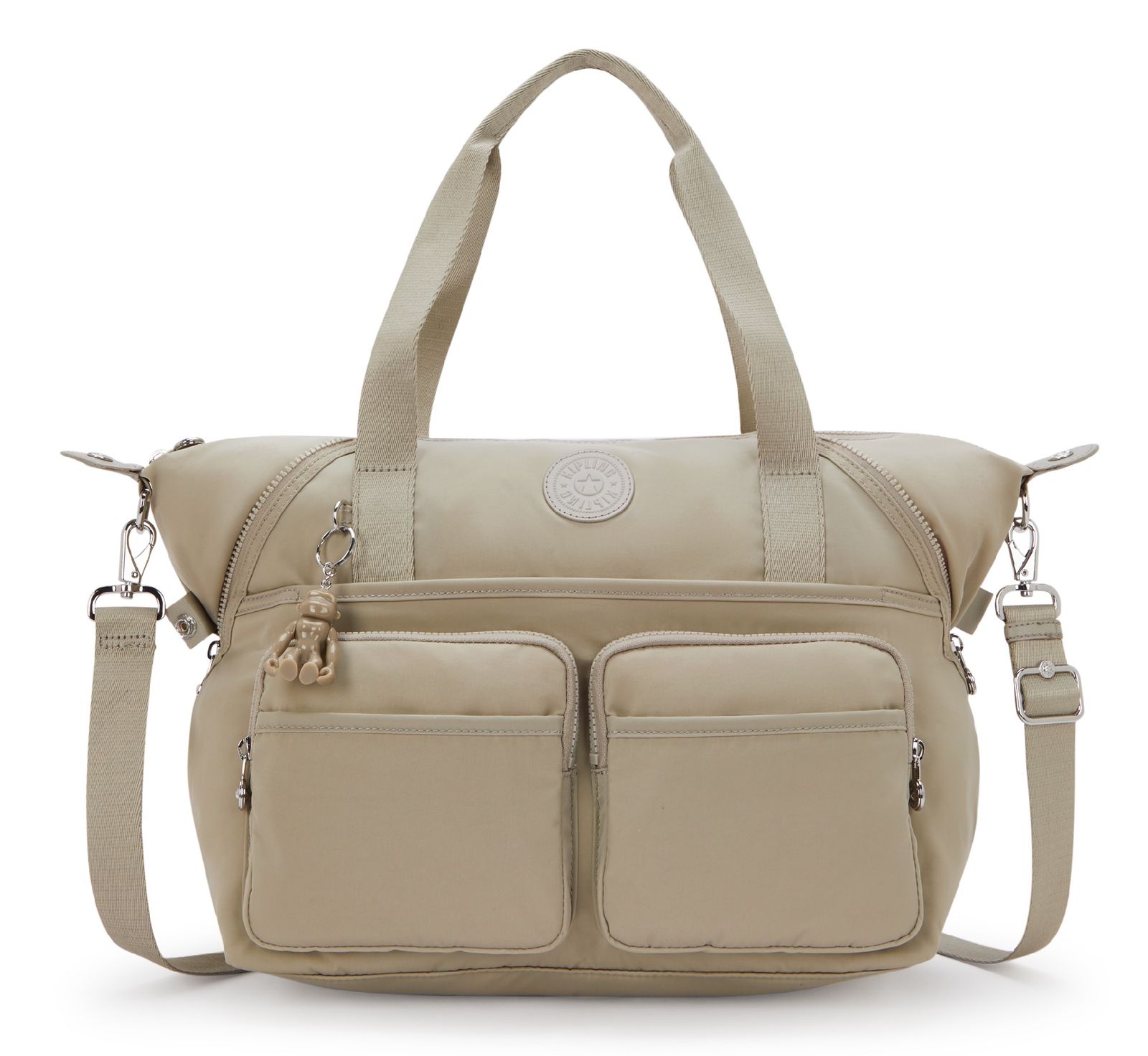 kipling Basic Elevated New Art Duo Pocket M Boho Tan