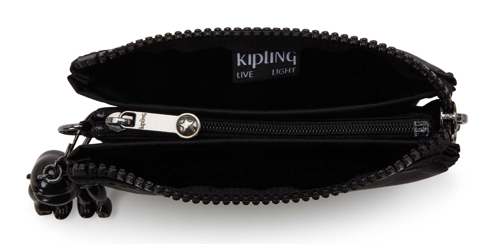 kipling Basic Elevated Eyes Wide Open Creativity Purse S Infinite Black kipling Basic Elevated Eyes Wide Open Creativity Purse S Infinite Black