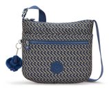 kipling Basic Print Arto Shoulderbag Blue On Wire kipling Basic Print Arto Shoulderbag Blue On Wire