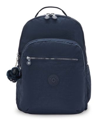 kipling Seoul Lap Large Backpack L Blue Bleu 2 kipling Seoul Lap Large Backpack L Blue Bleu 2