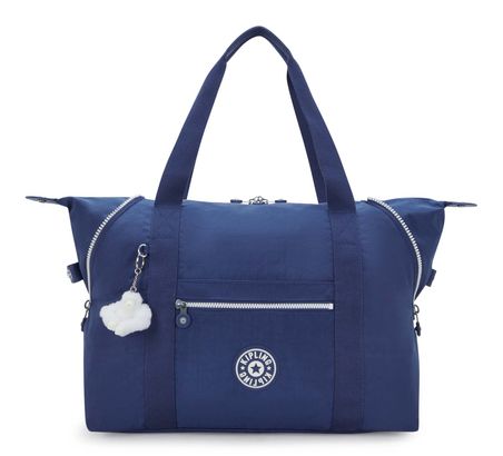 kipling Eyes Wide Open Art M Travel Tote Casual Blue C kipling Eyes Wide Open Art M Travel Tote Casual Blue C