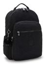 kipling Seoul Lap Large Backpack L Black Noir