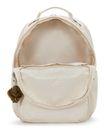 kipling Seoul Lap Large Backpack L Soft Sand