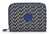 kipling Basic Print Money Love Medium Wallet M Blue On Wire