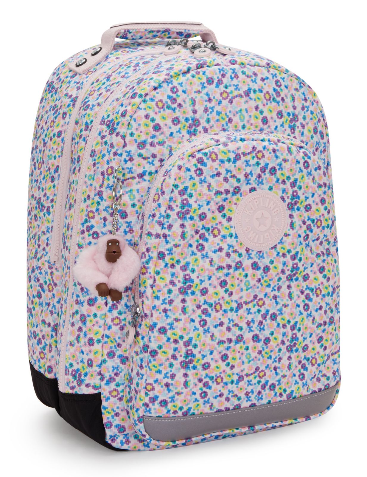 kipling Back To School Print Class Room Large Backpack L Digi Flower Prt kipling Back To School Print Class Room Large Backpack L Digi Flower Prt