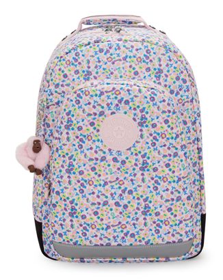 kipling Back To School Print Class Room Large Backpack L Digi Flower Prt