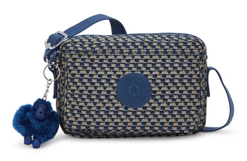 kipling Basic Print Abanu Crossbody S Blue On Wire
