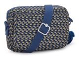kipling Basic Print Abanu Crossbody S Blue On Wire