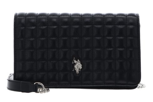 U.S. POLO ASSN. Ceremony Quilted Flap Bag Black U.S. POLO ASSN. Ceremony Quilted Flap Bag Black