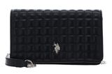 U.S. POLO ASSN. Ceremony Quilted Flap Bag Black