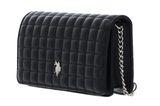 U.S. POLO ASSN. Ceremony Quilted Flap Bag Black