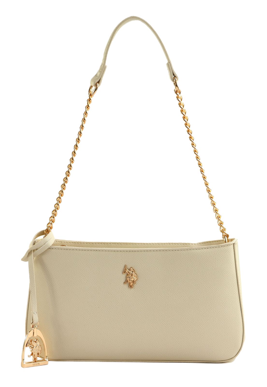 U.S. POLO ASSN. Jones Hobo Bag Cream White