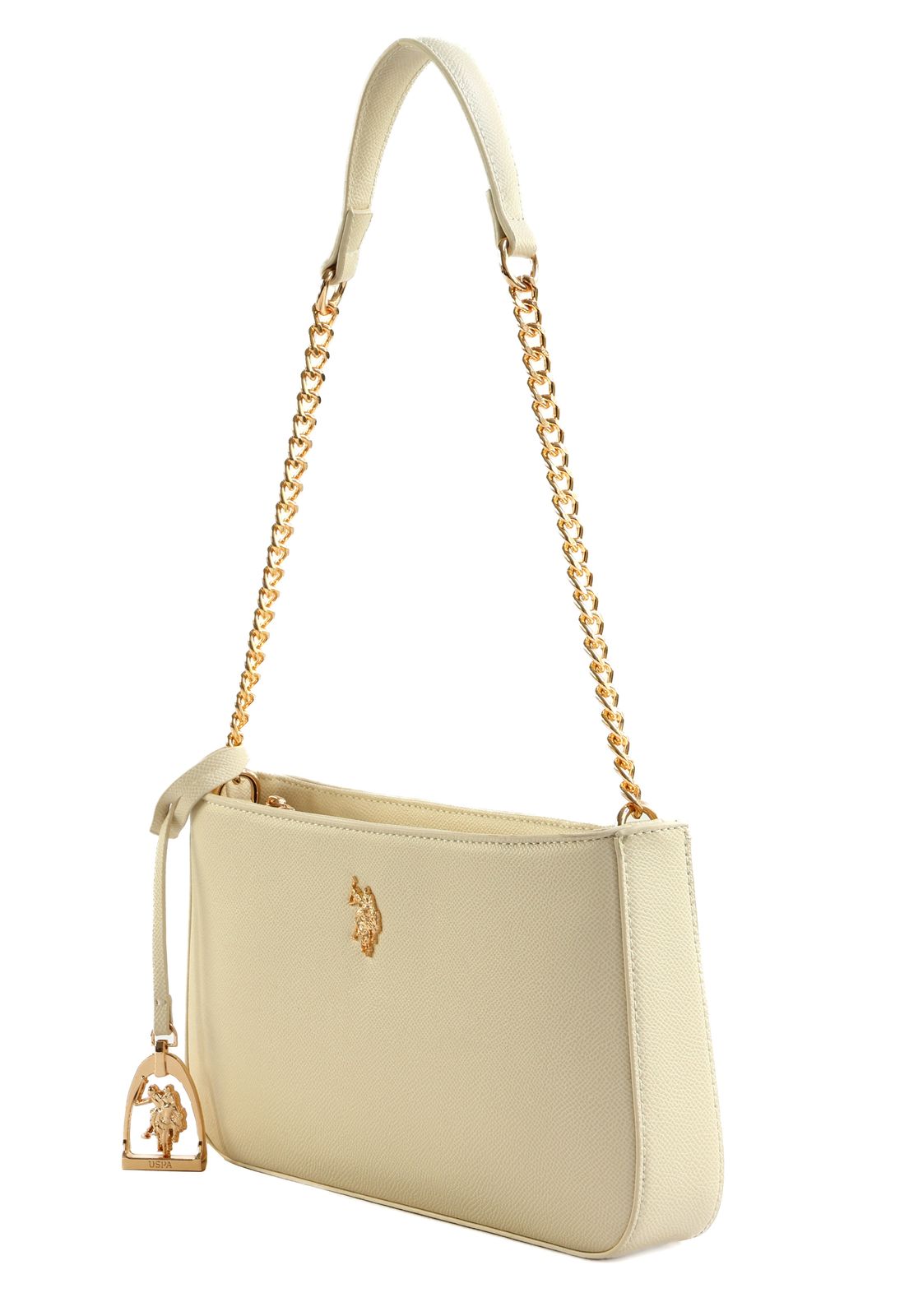 U.S. POLO ASSN. Jones Hobo Bag Cream White U.S. POLO ASSN. Jones Hobo Bag Cream White