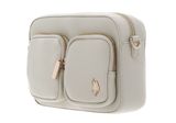 U.S. POLO ASSN. Mansion Crossbody Bag With Pockets Cream White