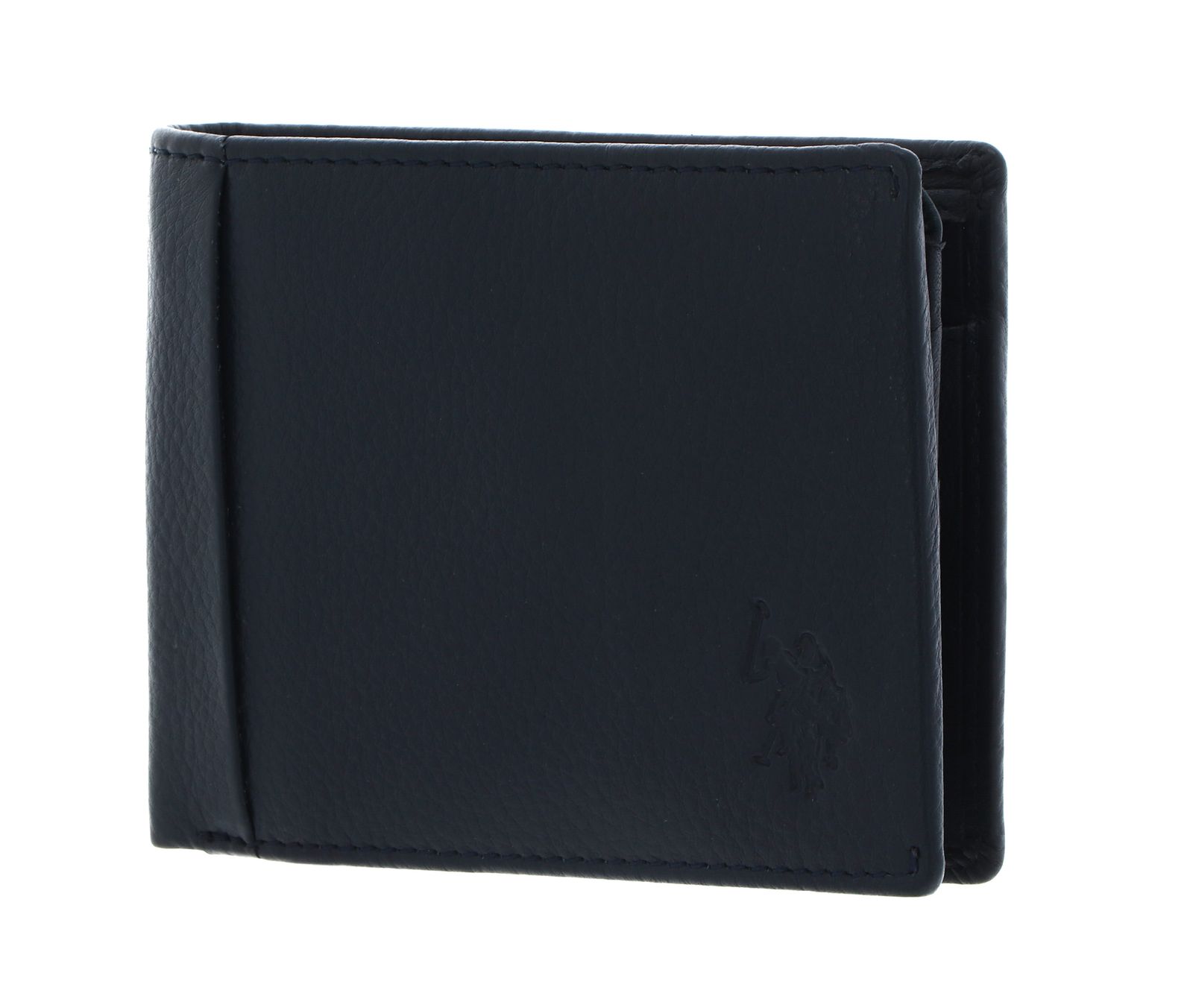 U.S. POLO ASSN. Carrick Horizontal Wallet with Coin Navy