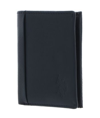 U.S. POLO ASSN. Carrick S. Wallet with Coin Navy