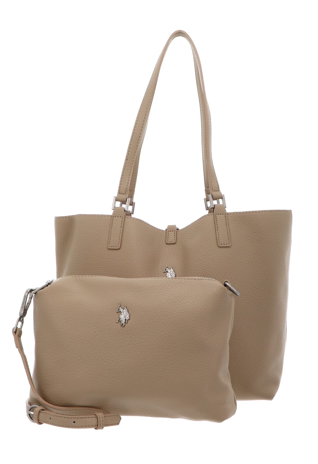 U.S. POLO ASSN. Rogersville Reversible Shopping Bag M Vichy + Desrt