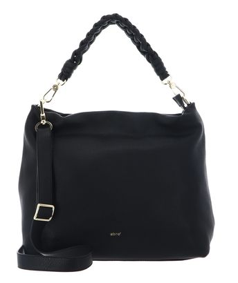 abro Leather Dalia Hobo Bag Soley Black / Gold abro Leather Dalia Hobo Bag Soley Black / Gold