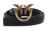 PINKO Love Berry H2 Belt W85 Brown - Antique Gold