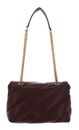 PINKO Love Puff Classic CL Sheep Nappa M Burgundy Wine - Antique Gold