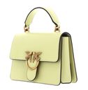 PINKO Love One Top Handle Mini Light S Vanilla Yellow - Antique Gold