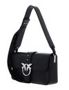 PINKO Love One Classic Slouchy FL L Limousine Black - Matte Silver