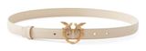PINKO Love Berry H2 Belt W100 Beige - Smoke Grey - Antique Gold