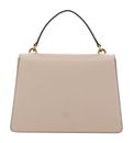 PINKO Love One Top Handle Classic Light M Beige - Smoke Grey - Antique Gold