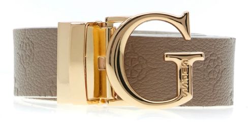 GUESS Jena Adjustable And Reversible Pant Belt W105 Taupe Multi - kürzbar GUESS Jena Adjustable And Reversible Pant Belt W105 Taupe Multi - kürzbar