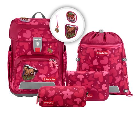 Step by Step Cloud Schulranzen-Set 5-teilig Wild Horse Nora Step by Step Cloud Schulranzen-Set 5-teilig Wild Horse Nora