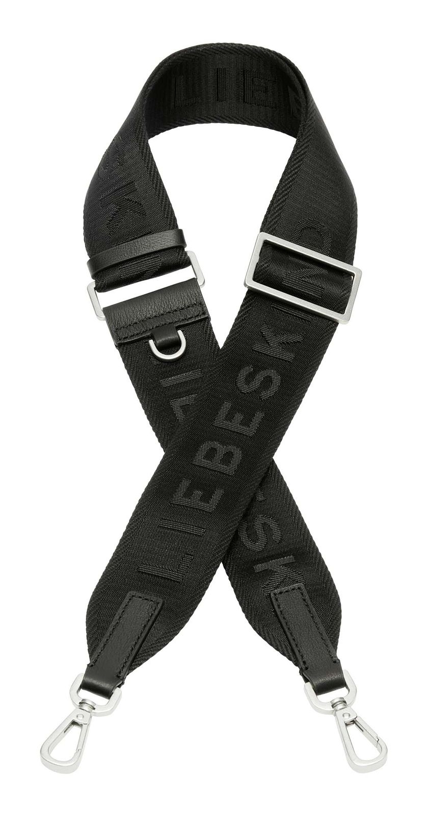 LIEBESKIND BERLIN Classic Logo Webbing Strap Black