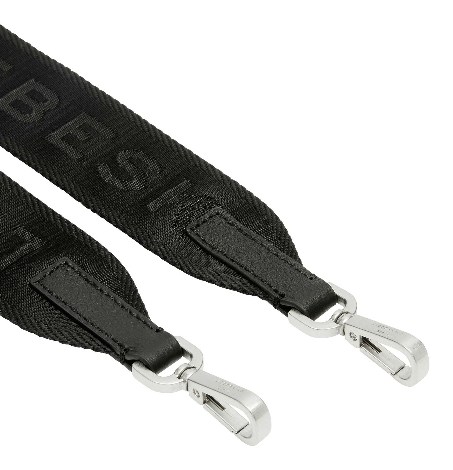 LIEBESKIND BERLIN Classic Logo Webbing Strap Black LIEBESKIND BERLIN Classic Logo Webbing Strap Black