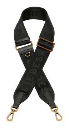 LIEBESKIND BERLIN Classic Logo Webbing Strap Gold Brass