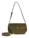 GUESS Danya Flap Shoulder Bag Olive