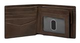 FOSSIL Derrick RFID Large Coin Pocket Bifold Dark Khaki
