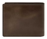 FOSSIL Derrick RFID Large Coin Pocket Bifold Dark Khaki