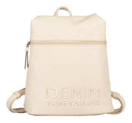 TOM TAILOR Aveline Backpack M Creme White TOM TAILOR Aveline Backpack M Creme White