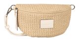 TOM TAILOR Rosie Raffia Belt Bag Mixed Cream White