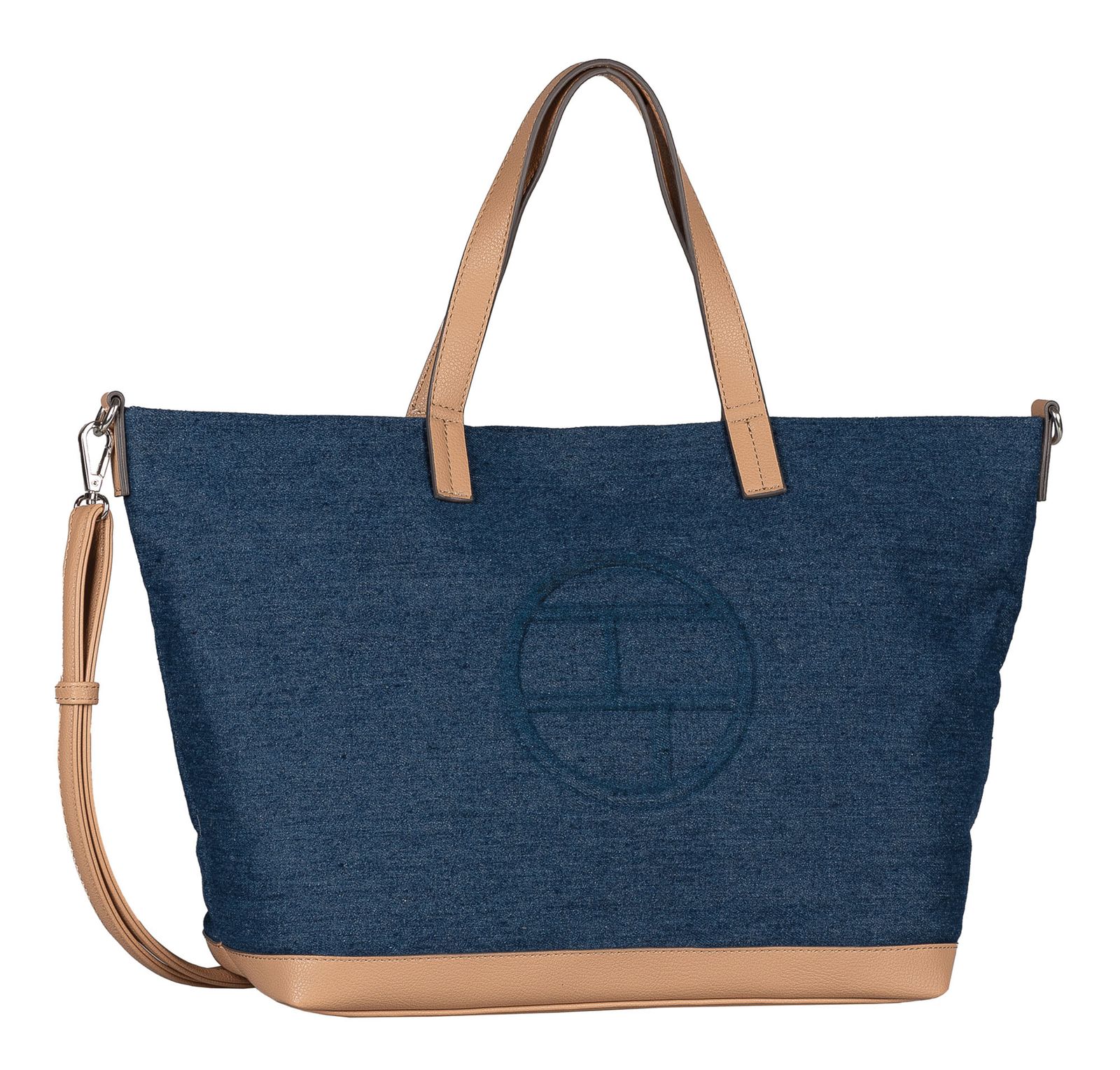 TOM TAILOR Gilda Zip Shopper L Denim Blue
