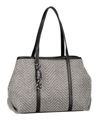 TOM TAILOR Mirelle Zip Shopper L Black TOM TAILOR Mirelle Zip Shopper L Black