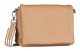 TOM TAILOR Orla Stripe Flap Bag No Zip S Camel