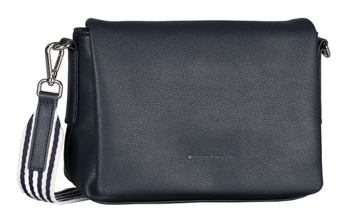 TOM TAILOR Orla Stripe Flap Bag No Zip S Dark Blue TOM TAILOR Orla Stripe Flap Bag No Zip S Dark Blue